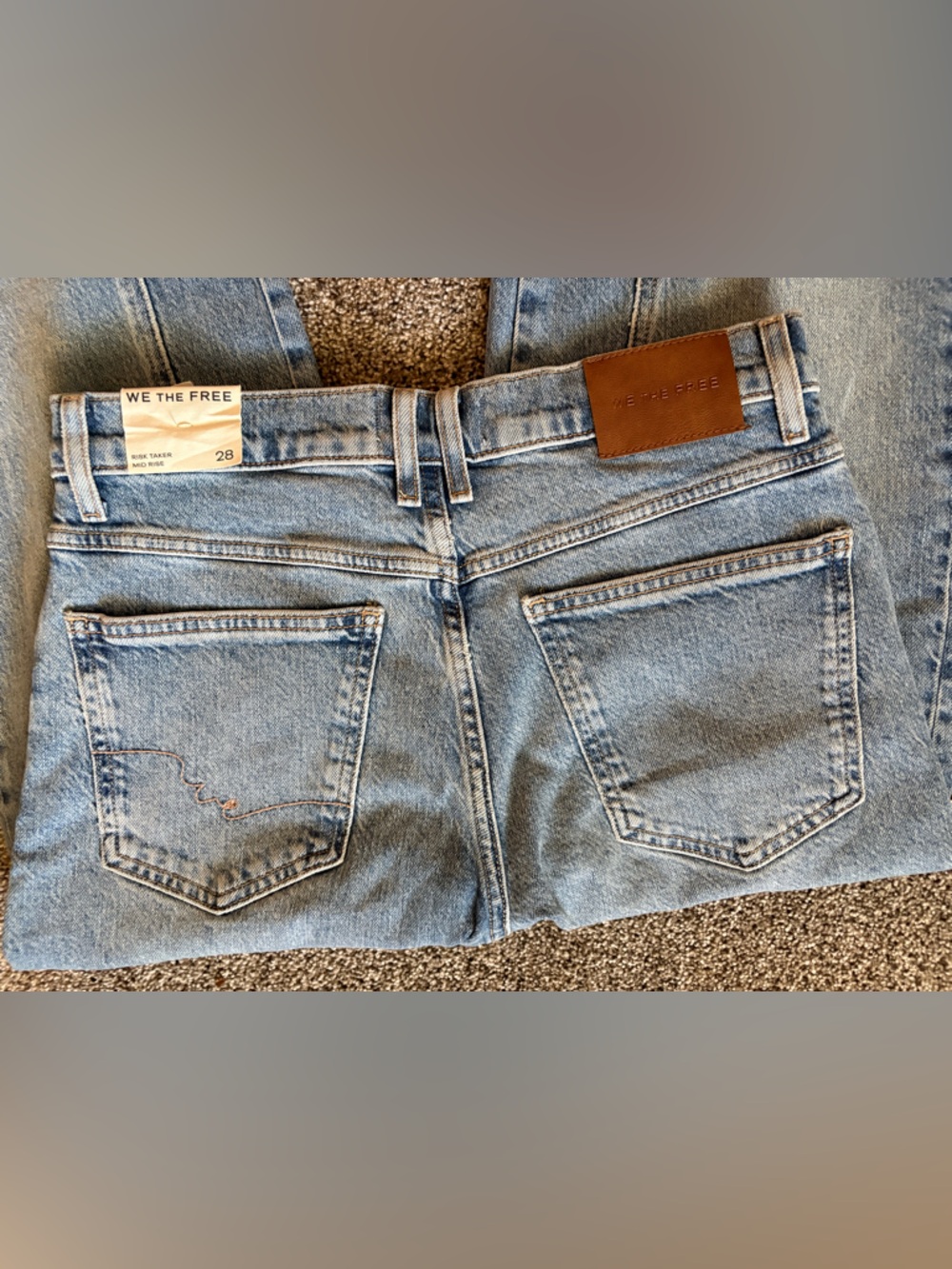 We The Free Light Risk Taker Mid-Rise Jeans - Picture 3 of 6